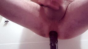 Frotted prostate massaged sexually with a vibrator