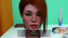 roaming the streets of ecstasy with a fiery redhead in this online porn video