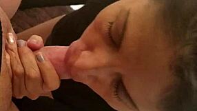 Amateur babe Natalia sanders blows a good dick and swallows it as well