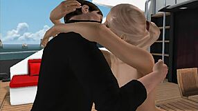 3D sex villa's lucky guy in yachting series