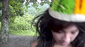 Extreme anal intercourse and Facial ejaculation Scene a Beach