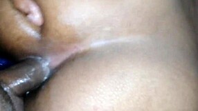 A beautiful Eboney babe takes cock doggystyle