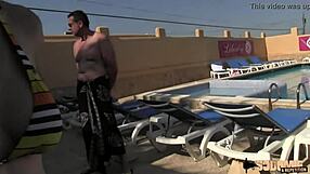 A 70s amateur slut Vanessa takes her asshole and big boobs banged in public