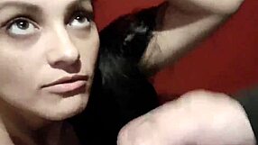 Sex with a stranger with big boob messy in toilet Kamasoul