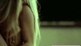 Busty lesbians Kenzie Reeves and Jayna Woods get up close and personal in their classroom
