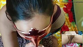 Organic Indian couple outdoor outdoor sex on couch