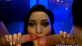 I think this video contains hardcore scenes which are blowjob and double penetration with Valentina Blanco