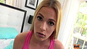 Teen Sloan harper get her tiny boobs touched before screwing her boyfriend