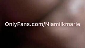 Porno home video milf dances in her bedroom and deep throats a black cock