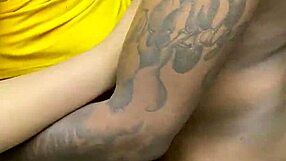 Slutty thick girlchin being gypped by huge black cock