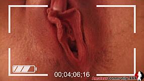 A closeup of Kerry’s pink pussy will get your breathing heavily