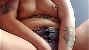 This xxx video shows a milf babe having a climax while enjoying the pegging sessions with a toy