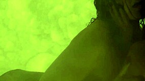 Hot naked women tits and nice round ass gets wet in the shower