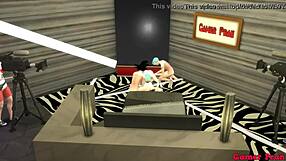 Bbw big tits big ass MILF getting fucked by a perverted son in 3d adult videos