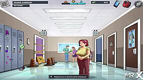 Here is an erotic cartoon adventure where we can play basketball