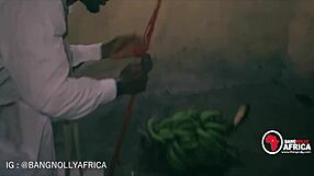 Big ass amateur fucking in group sex with black man