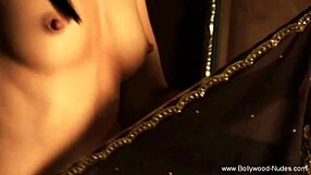 Rated Bollywood actress strips and satisfies in erotic