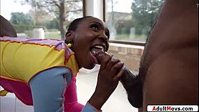 Zaawaadi ebony babe – big naturals tits & ass fingered