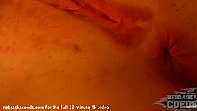 Interview with cute teen nubile with big natural tits, braces and a beautiful asshole for casting
