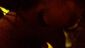Black amateur swallows big cock in HD video