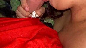 Teen artswatch gets her mouth full of cum after blowjob