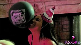 Group sex for black white interracial slut with big ass and tits and cumshot on tits