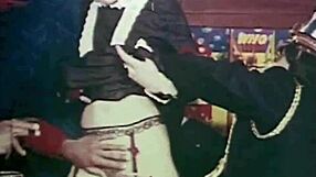 Classic three-some with hair between her legs and big black cock in High Definition video