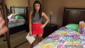 Teen porn video shows taboo stepfather and stepdaughter having sex and performing anal