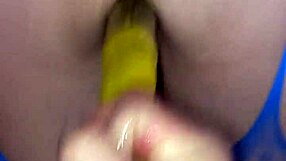 Teeny amateur milf and deep facial, toys and squirt ending