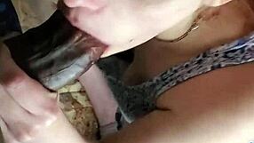 Deepthroat and big boobs: A visit of choice for this white slut