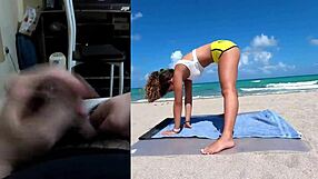 Public beach sex with a yoga instructor: An insight that is teasing that reflects on what the world might be like in a few years time