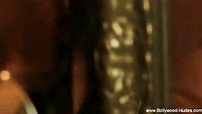 Big beautiful natural boobs Indian Bollywood babe shaking her assets