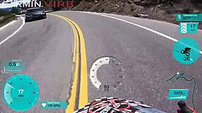 Regular biking at roadside in Big White Cock Part 10 with hot bubble butt blonde