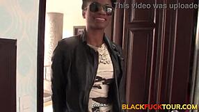 Two amateur ebony adults love to have raw sex and swallow sperm