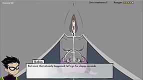 Cartoon video of Raven and Jenx starring in their own episode
