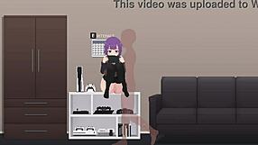 The hentai game get sexual with the ghost and BIG TITS