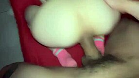 Black huge dick inserts its fat cock into tight anus