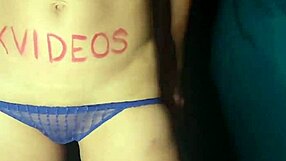 Erotic dance and touching cause very hard masturbating