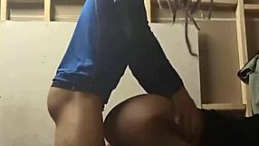 Lucky lightskin naughty girl fucked her from behind and gave her a face sitting cream