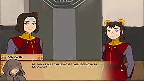 Game of Love and Fuck: Jinora and Ikki’s double orgasm