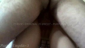 Sex in vagina and deep throat scene in Purple Vayda video