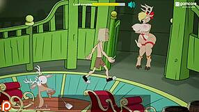 Fucking Santa in the Ass with Fuckerman not cut