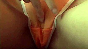 Porn star babe Lexy Lohan gets up, close and personal with the camera and her tits and camel toe