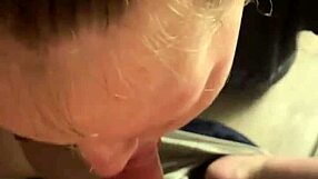 Eating nasty white pussy as dirty red-haired girlfriend