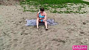 Submissive girl is spanked and dominated by male in home video movie