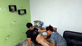 The oral pleasure provided by stepmom is professional to satisfy the desire