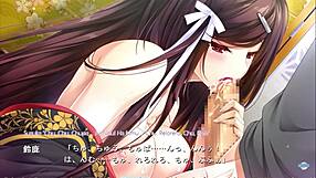 Japanese animation: The first scene of Route 2 of a story of love addiction