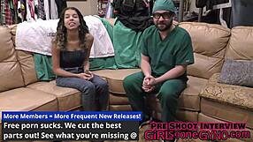 Aria Nicole’s obscene office meeting for a gynecological check up and much more