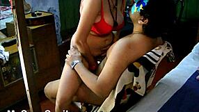 Hard core sex with my Bangladeshi grown up stepmother on the chair