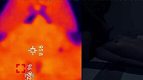 Hidden nightvision cam choking blowjob